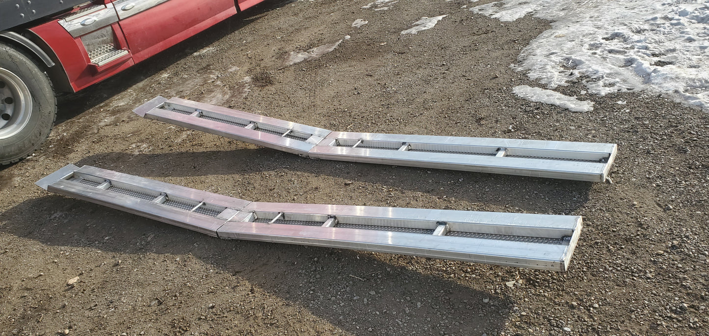 Vehicle Loading Ramps - 12 Foot - Aluminum - Max Vehicle Weight 5500 lbs