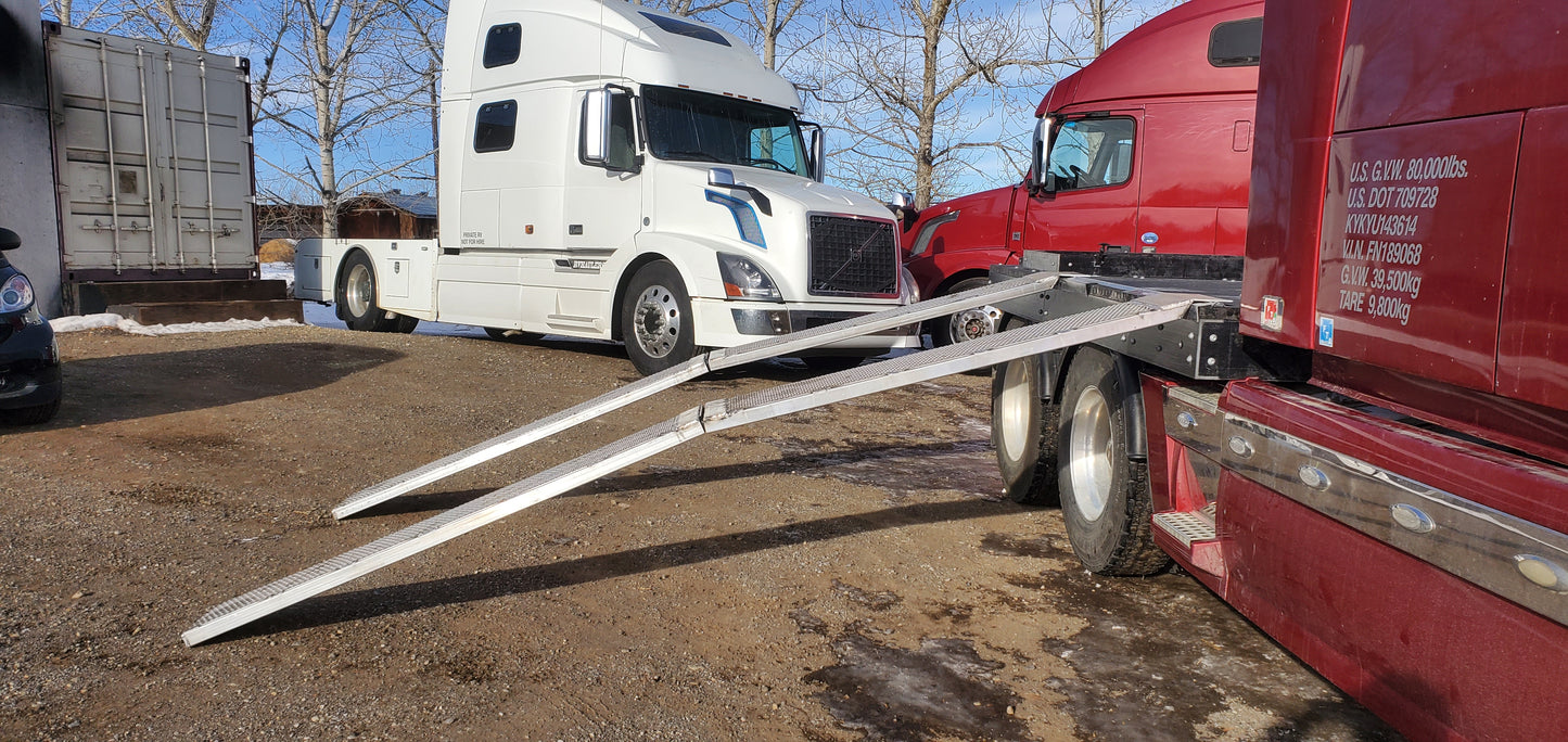 Vehicle Loading Ramps - 12 Foot - Aluminum - Max Vehicle Weight 5500 lbs