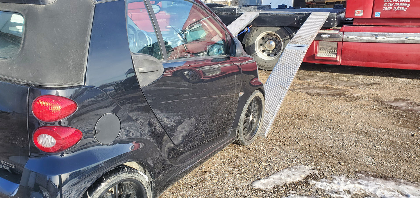 Vehicle Loading Ramps - 12 Foot - Aluminum - Max Vehicle Weight 5500 lbs