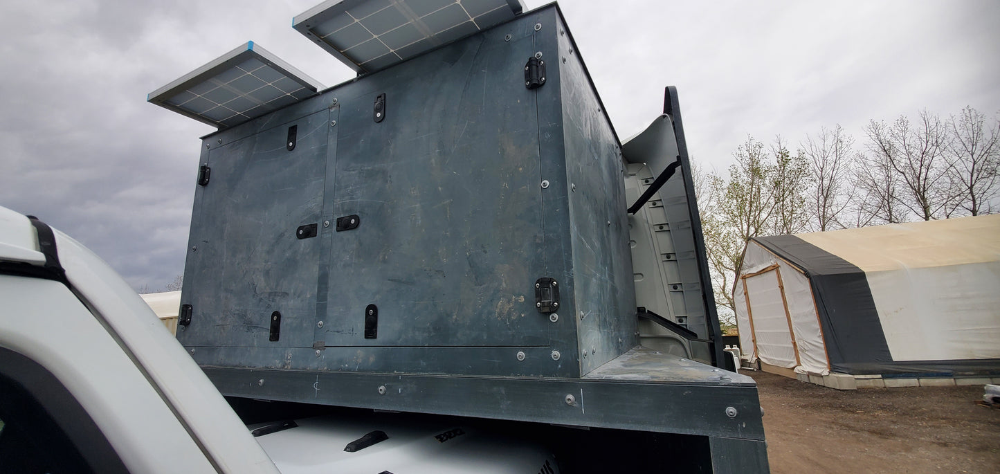 OVERHood CANDrom - Upper Storage Cabinet is 6 feet wide, 42" tall feet tall, 46" inches deep