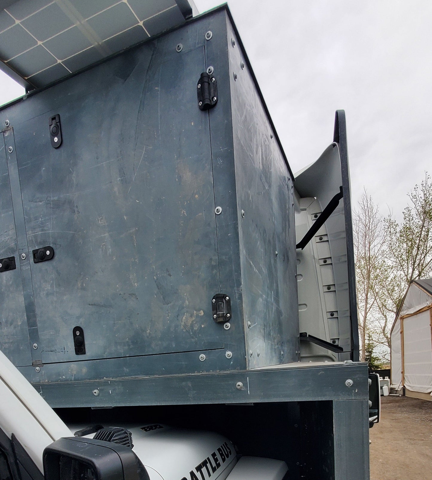 OVERHood CANDrom - Upper Storage Cabinet is 6 feet wide, 42" tall feet tall, 46" inches deep