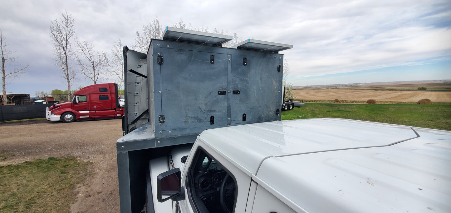 OVERHood CANDrom - Upper Storage Cabinet is 6 feet wide, 42" tall feet tall, 46" inches deep