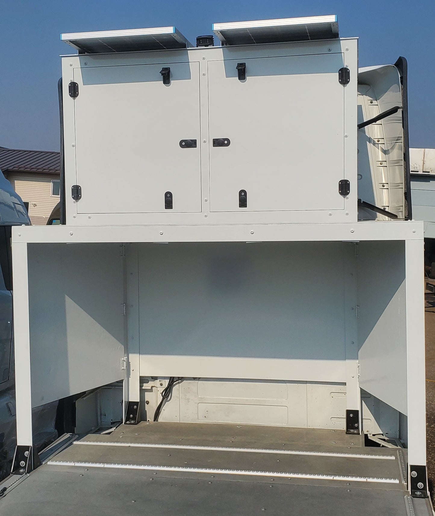 OVERHood CANDrom - Upper Storage Cabinet is 6 feet wide, 42" tall feet tall, 46" inches deep