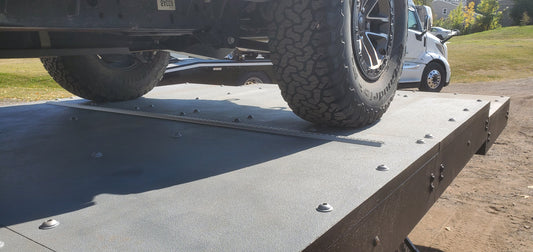 Airline Tracking for Wheel Chocks Including Mounting Hardware - 101" length