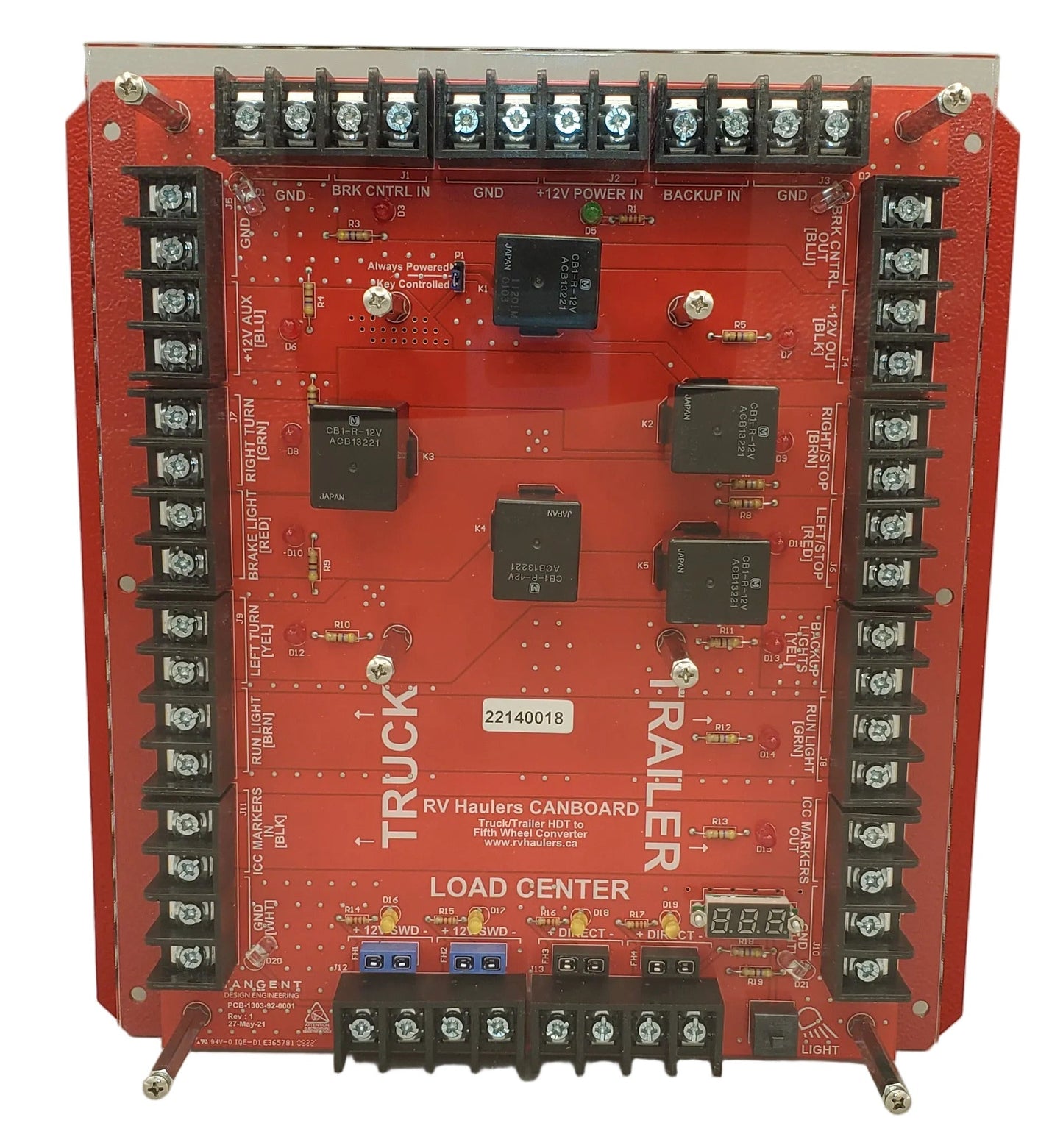 CANBoard - Commercial Truck to RV Trailer Conversion System (AKA the Flux Capacitor)